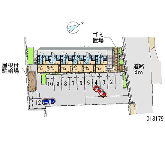 ★手数料０円★姫路市白国５丁目　月極駐車場（LP）